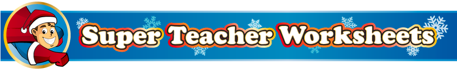 Super Teacher Worksheets