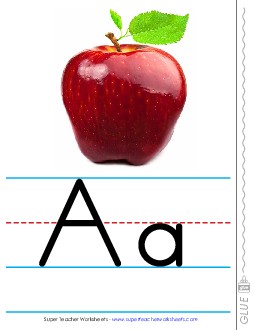 Alphabet Banner (Photos; 15-Feet Long) Worksheet