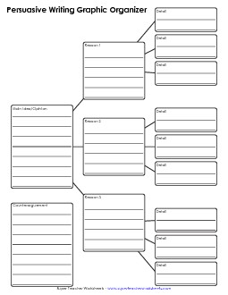 Persuasive Writing (with Lines) Writing Persuasive Opinion Worksheet