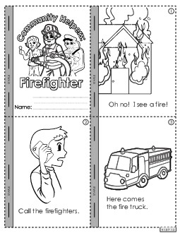 Firefighter Community Helpers Worksheet