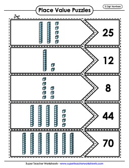 Place Value (2-Digit) Worksheet