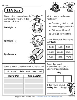 ELA Buzz: Week 1 Worksheets 1 through 5 Free Daily Ela Review Worksheet