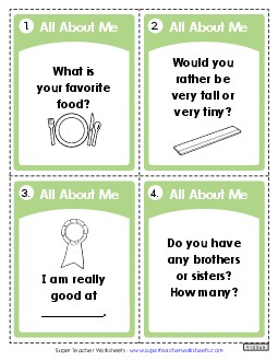 Task Cards Backtoschool Worksheet