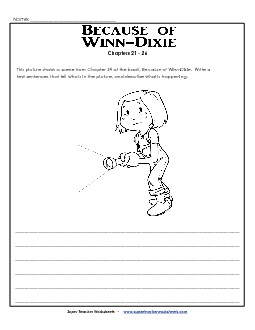 Chapter 24: Summary Picture Book Because Of Winn Dixie Worksheet