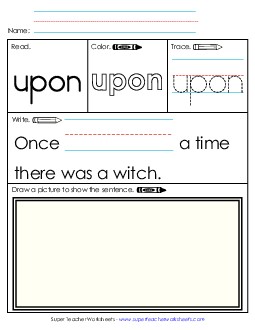 Worksheet 3: Upon Free Sight Words Individual Worksheet