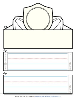 Blank Hat Template #3 Teachingtools Worksheet