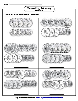 Counting Money (Old UK Coins) Money Uk Worksheet