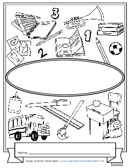 Blank (Any Subject) Subject Covers Worksheet