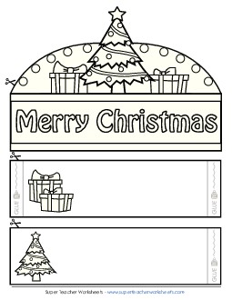 Crown: Christmas Tree Worksheet