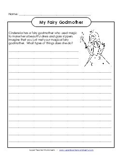 Fairy Godmother Writing Worksheet