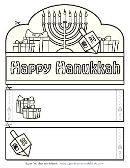 Hanukkah Hat Worksheet