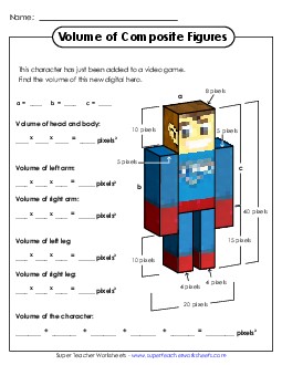 Video Game Volume (Intermediate) Worksheet