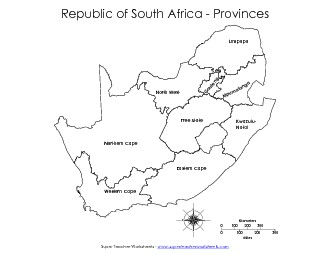 Provinces Map #2 Maps Worksheet