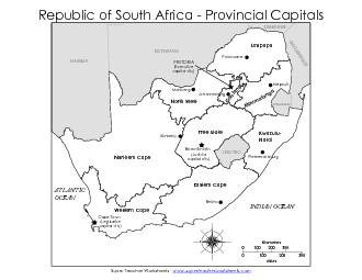 Capitals Map #1 Maps Worksheet