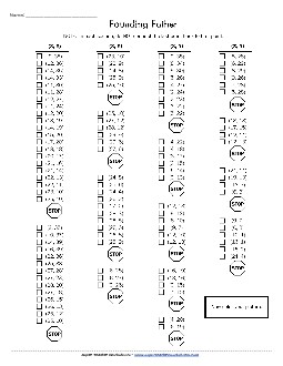 Mystery Graph - Washington Mystery Graph Picture Worksheet