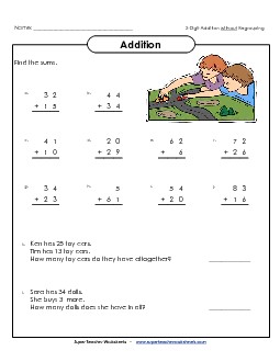 Basic Addition Facts Classroom Teaching Material