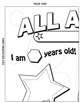 All About Me Poster (Large) Backtoschool Worksheet