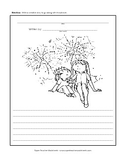 Fireworks New Year Worksheet