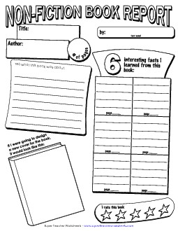 Non-Fiction Book Poster (Small) Reading Worksheet