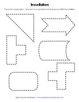 Tessellate: Cut-Outs Geometry Worksheet