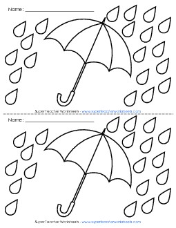 Raindrops Sticker Chart Sticker Charts Worksheet