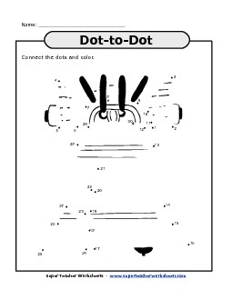 Liberty Bell Dot-to-Dot Counting Worksheet