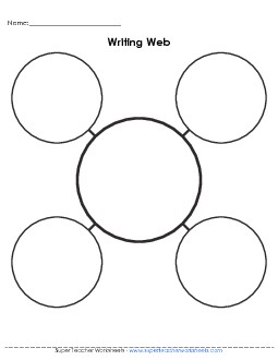 Web - 4 Free Graphic Organizers Worksheet