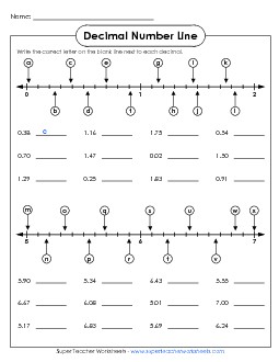 Decimal Printables Free Printable Worksheet