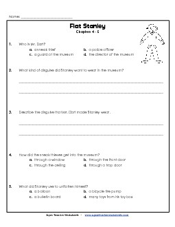 Questions for Chapters 4-5 Books Worksheet