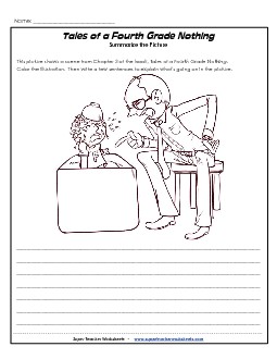 Chapter 3 - Summarize the Picture Worksheet