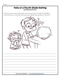 Chapter 10 - Summarize the Picture Worksheet