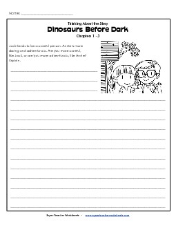 Writing Prompt: Jack and Annie Books Worksheet