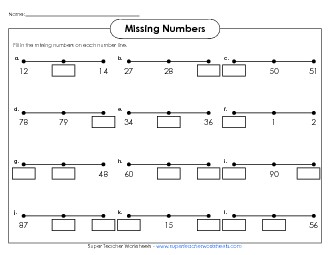 Counting (2-Digit) Free Worksheet