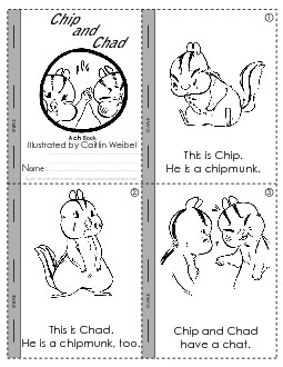 Mini-Book 1: Chip and Chad Minibooks Worksheet