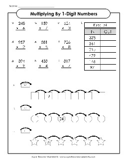 Multiplication Mix Worksheet