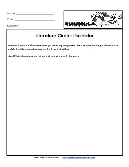 Lit Circles: Illustrator Books Worksheet