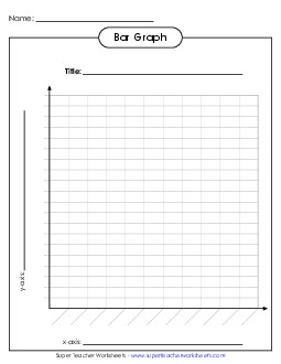 Blank Bar Graph (Version 1) Graphing Worksheet