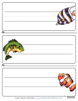 Desk Tag - Fish Teachingtools Worksheet