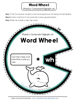 Wh -  Word Wheel Word Wheels Worksheet