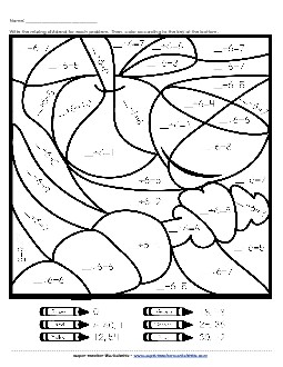 Division: Fruits and Veggies (6s Only) Worksheet