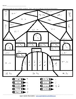 Division: Castle (7s Only) Worksheet