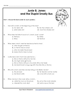 Reading Comprehension Questions Books Worksheet