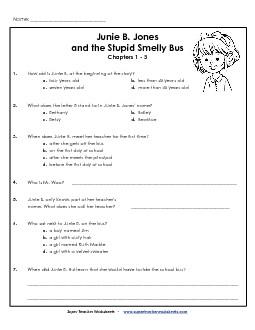 Questions for Chapters 1-3 Free Books Worksheet