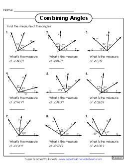 New Combining Angles Worksheet 2 Spanish Worksheet