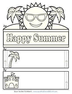 Crown: Happy Summer Worksheet