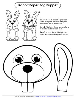 Easter: Bunny Rabbit Worksheet