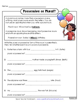 Fourth Grade Printable  Classroom Teaching Material