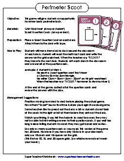 Perimeter Worksheet