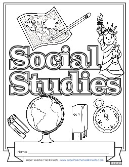 Social Studies Subject Covers Worksheet