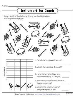 Music Instruments Worksheet